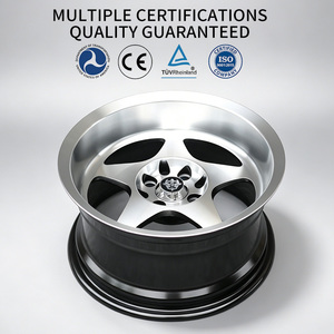 Jantes Flowtone en promotion 15x8 ET0 <span class=keywords><strong>5</strong></span> branches 4x100 4x114.3 avec face usinée et lèvre, jantes en alliage pour Honda Toyota Nissan Mazda VW - Product Image 4
