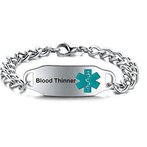 Aceon gelang batang ID medis Logo warna-warni kustom gelang modis <span class=keywords><strong>diabetes</strong></span> alergi darurat baja tahan karat Yiwu - Product Image 1