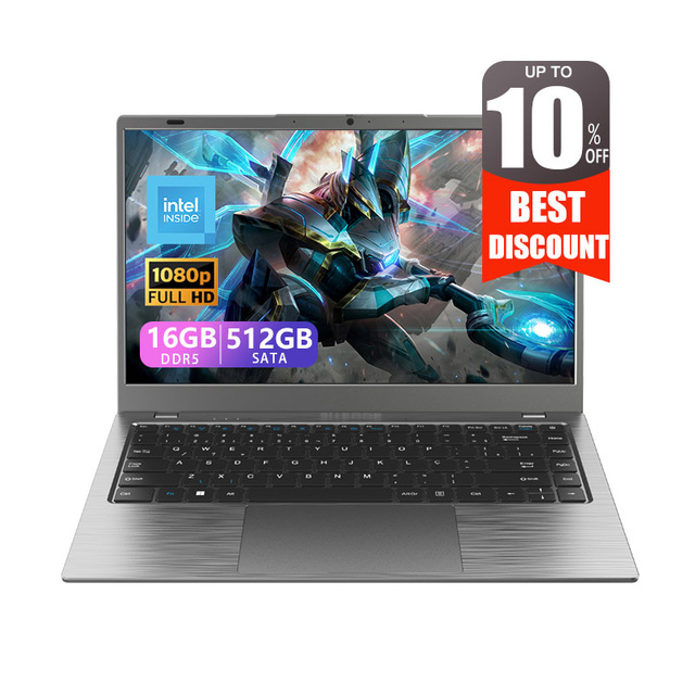 The Cheapest Portable Laptop With a 14-inch 1080P Screen 16GB of Memory DDR4 256GB or 512GB of Storage Win Dows 11 USB-C Port
