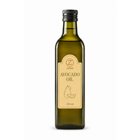 Aceite de Aguacate Virgen de Grado Cosmético y Alimentario, Botella de 250 ml