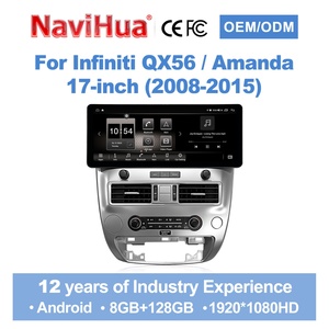 New 17 Inch 4K Screen for Infiniti QX56 Nissan Armada 2008 2015 Multimedia Android Car Radio GPS Carplay <b>Auto</b> Headunit Monitor - Product Image 1