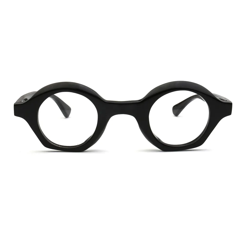 레트로 모델 손 320 손으로 만든 진짜 버팔로 경적 불규칙한 프레임 안경