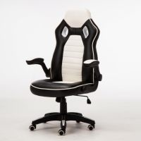 Chaise d'ordinateur PU avec logo personnalisé Chaise de jeu ergonomique à hauteur réglable en cuir