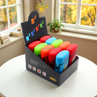 Mini briquet torche au butane en gros, design unique, accessoires de fumage en plastique pour cigarettes, pour cadeaux