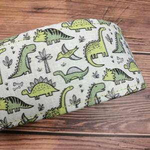 Green Boy Dog Collar, <b>Fabric</b> Limited Slip Martingale Or Buckle, Greyhound Collar / Dinosaur Jr - Product Image 3