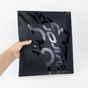 Custom <strong>Printing</strong> Logo PET Plastic Waterproof Slide Zipper Zip Lock UV <strong>Printing</strong> Packing Bags For Clothing - Product Image 1