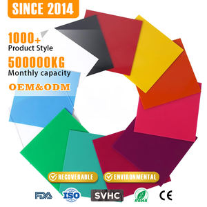ألواح أكريليك ملونة مقطوعة بالليزر من البلاستيك الشفاف المخصص من GORLDE، سماكة 3 مم، ألواح/لوحات/صفائح بلاستيكية <span class=keywords><strong>PMMA</strong></span> - Product Image 1