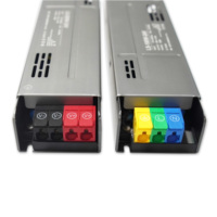 CE FCC ROHS pour alimentation à découpage réglable à intensité variable 200W AC-DC 12V/24V LED pour bandes lumineuses à usage industriel