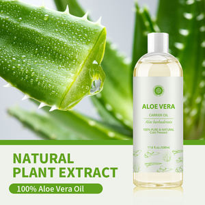 Minyak Lidah Buaya Organik untuk Kulit, Rambut, Minyak Esensial - 100% Murni Alami Ekstrak Daun <span class=keywords><strong>Aloe</strong></span> Barbadensis Segar |   OEM 500ML - Product Image 4