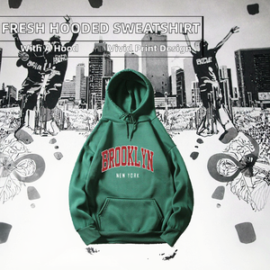 Sudadera con Capucha Cómoda y Transpirable para Invierno y Otoño, Estampado de Letras, Chaqueta Informal de Manga Larga - Product Image 2