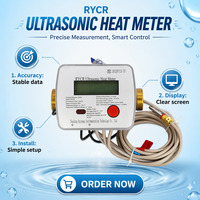 Ruiyang Brass M-bus/RS485 Remote Transmission Digital Smart Ultrasonic Water Heat Meter