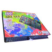 150 pièces, coffret en bois pour enfants, ensemble de dessin et de coloriage pour enfants, papeterie