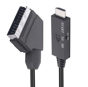 Soporte 720P 1080P Nueva llegada SCART a <span class=keywords><strong>HDM</strong></span> con cable HD - Product Image 1