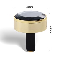 Diffuseur d'air personnalisé avec logo en cristal plaqué or, parfum personnalisé pour voiture