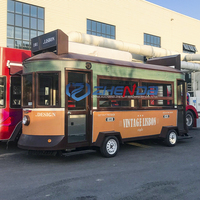 Camion de café mobile, remorque de restauration pour le campus, vente de nourriture de rue, chariot alimentaire pour les événements culturels