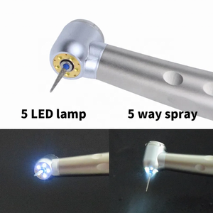 Tandheelkundige hogesnelheids handstuk schaduwloze E-generator 5 LED tandheelkundig handstuk 2/4 gaten - Product Image 4