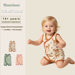 <span class=keywords><strong>Pijama</strong></span> sin mangas con broches cruzados en la parte delantera, agradable al tacto, para bebés de 0 a 24 <span class=keywords><strong>meses</strong></span>, traje de dormir para bebés y niños pequeños, ideal para gatear. - Product Image 1