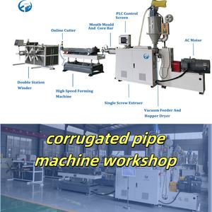 Machine à fabriquer des tuyaux ondulés en PVC PE PP pour l'électricité automobile, la climatisation, la machine à laver, machine à fabriquer des gaines électriques en plastique - Product Image 3
