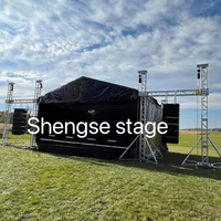 Sistema de Elevación de Alta Calidad para Eventos al Aire Libre, Estructura de Soporte Resistente para Iluminación de Conciertos, Suspensión de Altavoces y Audio
