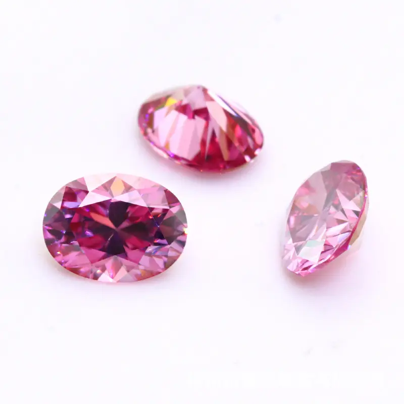 SICGEM 7*9 MM Pink Oval Moissanite Synthetic Diamonds 2ct Gem Stone Loose Stones with Competitive Prices