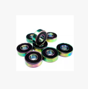 Professional ABEC-7 <b>Chrome</b> Steel Rainbow High Speed Bearings for Skateboard Longboard Fingerboard - Product Image 3