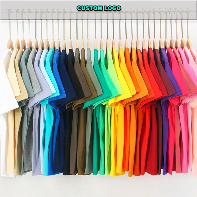 Brand Clothing Manufacturers Custom Logo 235 Grams US European Size Unisex Men's Oversized Knitted Heavy Weight T-Shirts