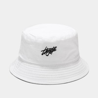 Chapeau Bob en Coton Brodé Personnalisé Style Thug Life Imprimé Intégral Marque New York Fashion pour Hommes et Femmes