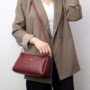 Women Branded Trend Hand Bag Female Causal Shoulder Handbags Embroidery Thread <b>Small</b> PU Leather Crossbody Bags - Product Image 3