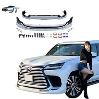 Accessoires Extérieurs pour Voiture, Kits de Carrosserie Blanc et Noir pour Lexus LX600 2022 2023, Protection de Pare-chocs Avant et Arrière