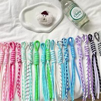 Lanière en polyester tressé à la main, mousqueton porte-clés, bouilloire, sac en corde, sangle de téléphone portable suspendue de qualité supérieure