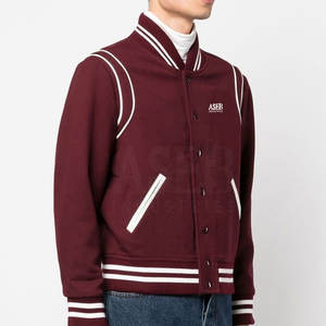 แจ็กเก็ตเลตเตอร์แมนลำลองสวมใส่สบายสำหรับผู้ชายแจ็กเก็ตเลตเตอร์แมนดีไซน์ใหม่ - Product Image 3