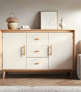 Tiradores de Madera para Muebles de Bar, Diseño Minimalista, Base de Latón, Herrajes para Muebles de Cocina, Acabado Duradero - Product Image 6