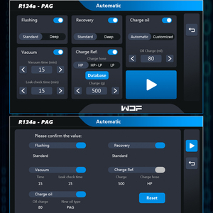 Machine de purge de climatisation automobile X868, machine de recyclage et de recharge de <span class=keywords><strong>gaz</strong></span> de climatisation, machine de récupération de climatisation automobile, outil de <span class=keywords><strong>remplissage</strong></span> R134a - Product Image 5