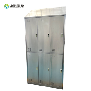 Casiers assemblés en acier inoxydable ZHONGNUO - Écologiques, résistants à la rouille, options de serrure électronique à clé, casier de salle de sport - Product Image 1