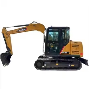 Excavatrice d'occasion Sany SY75C Pro, modèle 2024, poids opérationnel de 7 tonnes, capacité de la benne de 0,32 m³, excellentes performances de travail - Product Image 1