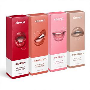 Boîtes d'emballage pour gloss à lèvres personnalisées en gros avec logo - Boîtes en papier kraft écologiques pour tubes de gloss à lèvres et produits cosmétiques - Product Image 2
