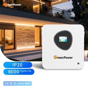 Batería de Litio para Almacenamiento de Energía en el Hogar, 25.6v 2.56kwh 100ah, IP20 Impermeable, de Pie, GPB-256100, 25.6v LiFePO4 100ah - Product Image 1