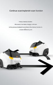 Ticari elektrikli Robot süpürgesi insansız otomatik navigasyon radar tarama zemin derin yer süpürgesi Robot dışında - Product Image 4