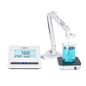 น้ำยาทดสอบค่า pH ดิจิตอล เครื่องวัดค่า pH หน้าจอ LCD วัดอุณหภูมิ เครื่องตรวจวัดดิน ความแม่นยำสูง 0.01  OEM/ODM ปรับแต่งได้ - Product Image 1