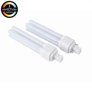 UL Listed Select 3 CCT Warm White 3000k Pl Lamp Replace CFL MHL HPS E27 G24 GX24 2pin 4pin G23 6w 8w 10w 12w 15w LED Corn Lights