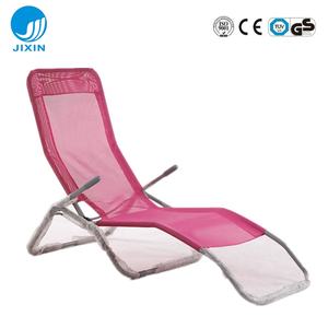 आउटडोर फैशन आरामदायक सस्ते आरामदायक पोलासाइड हल्के वजन एल्यूमीनियम तह बीच लाउंज कुर्सी तह बिस्तर - Product Image 5