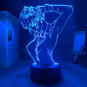 Lámpara Nocturna de Anime <span class=keywords><strong>Blue</strong></span> <span class=keywords><strong>Lock</strong></span>, Lámpara 3D que Cambia de Color para la Decoración de la Habitación de los Niños, Lámpara de Mesa de Regalo de Cumpleaños para Fanáticos del <span class=keywords><strong>Manga</strong></span> - Product Image 2