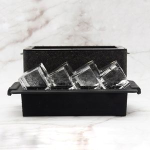 Bandeja de cubos de hielo transparente de 2 pulgadas, recipiente para hacer moldes de hielo cuadrados de fusión lenta, fácil de liberar, tamaño Jumbo, 8 cavidades, nueva tendencia de EE. UU. - Product Image 3