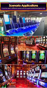 Tự phục vụ đồng tiền hoạt động thông minh thông tin <span class=keywords><strong>kiosk</strong></span> SDK Đầu đọc mã vạch 43-inch cong màn hình cảm ứng thiết bị đầu cuối Tủ hỗ trợ - Product Image 4