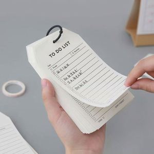 Minimalist Creative Multi-Functional Portable <b>Memo</b> <b>Pad</b> Ring-Bound Schedule Planner Refillable Sticky Notes for Study Office - Product Image 3