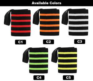 Logo personalizzato Fitness Safety Nylon elastico palestra sport Deadlift supporto per il polso Powerlifting sollevamento pesi fasce da polso - Product Image 4