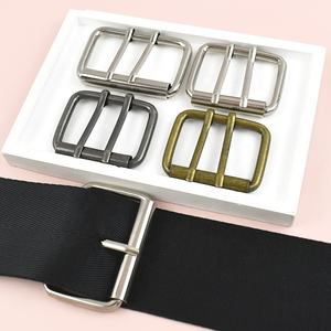 MeeTee BF274 Double Pin gesper rol logam paduan perangkat keras untuk tas kulit tali dapat disesuaikan memanfaatkan perlengkapan kerajinan grosir - Product Image 2