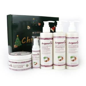 Ligne de soins capillaires naturels avec Logo personnalisé, fournisseurs de soins capillaires naturels avec 18 ans d'expérience coffret cadeau de soins capillaires de noël - Product Image 2