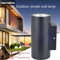 Lampes murales cylindriques LED extérieures étanches IP65 en aluminium rétro avec diffuseur en verre borosilicate Ra80 Garantie 3 ans AC85-265V 20000