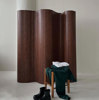 Paravent en bambou brun, séparateur de pièce, fond de photographie, écologique, pour la décoration de la maison et du bureau